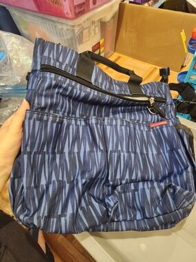 Skip Hop Blue Patterned Tote Bag